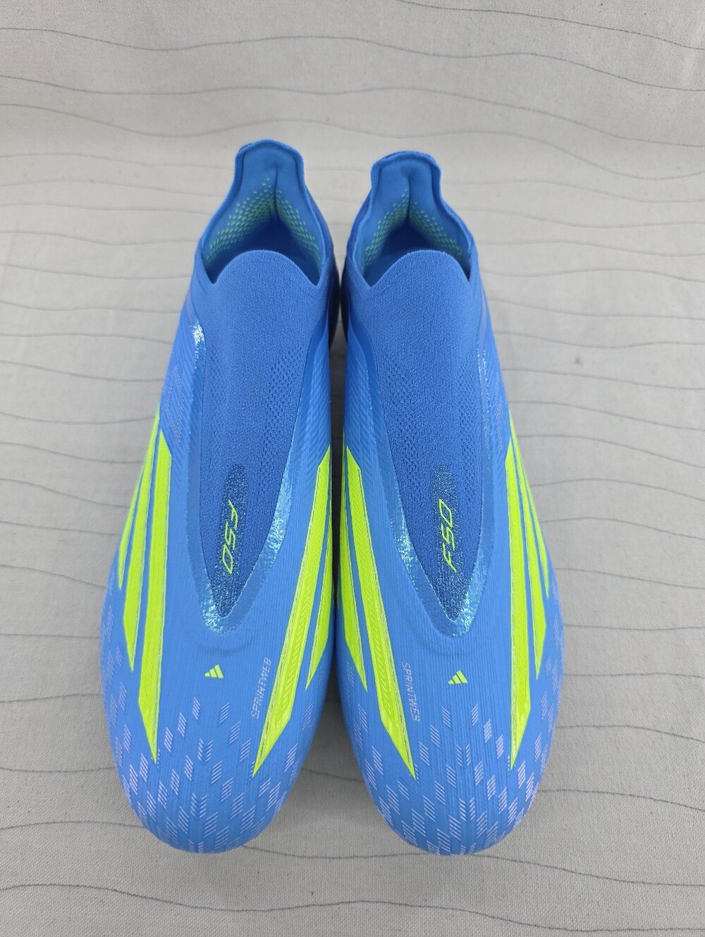 Adidas F50 Elite Laceless FG Lucid Blue Soccer Cleats JR6461 Sz 9.5 Men/10.5 Wom - Picture 3 of 11